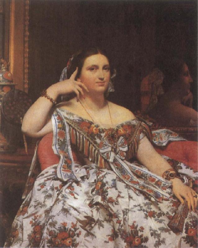 Jean-Auguste Dominique Ingres Mme Moitessier oil painting image
